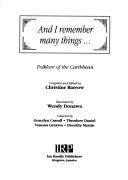 Cover of: And I remember many things: folklore of the Caribbean