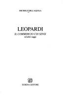 Cover of: Leopardi: il commercio coi sensi ed altri saggi