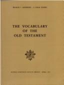 Cover of: The vocabulary of the Old Testament