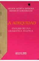 Cover of: La adequidad by Nelson Acosta Espinosa