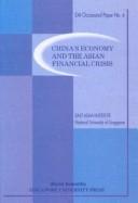 Cover of: China's Economy & the Asian Financial Crisis