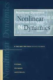 Cover of: Nonlinear dynamics: a two-way trip from physics to math