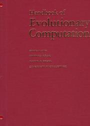 Cover of: Handbook of evolutionary computation by editors in chief, Thomas Bäck, David B. Fogel, and Zbigniew Michalewics.