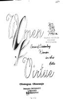 Cover of: Women of virtue: Stories of outstanding women in the Bible