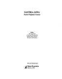 Cover of: Sastra Jawa: Suatu tinjauan umum