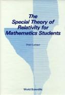 Cover of: Special Theory of Relativity for Mathematics Students