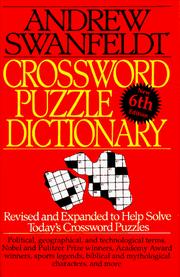 Cover of: Crossword Puzzle Dictionary by Andrew Swanfeldt
