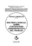 Cover of: Doctrina judicial sobre derecho sustantivo del trabajo