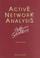 Cover of: Active Network Analysis