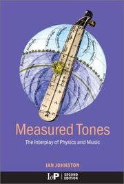 Cover of: Measured tones by Ian H. Johnston