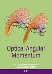 Cover of: Optical angular momentum