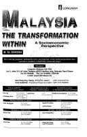 Cover of: Malaysia: the transformation within : a socioeconomic perspective