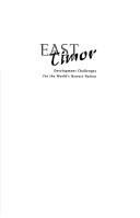 Cover of: East Timor by edited by Hal Hill & João M. Saldanha.