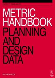 Cover of: Metric handbook: planning and design data