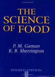 Cover of: Science of Food, Fourth Edition by P. M. Gaman, K B Sherrington
