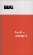 Cover of: Trends in Indonesia, II: proceedings and background paper