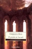 Cover of: El péndulo de Foucault by Umberto Eco