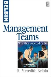 Cover of: Management Teams: Why They Succeed or Fail
