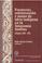 Cover of: Fronteras, colonizacion y mano de obra indigena, Amazonia andina (siglo XIX-XX): La construccion del espacio socio-economico amazonico en Ecuador, Peru y Bolivia (1792-1948)