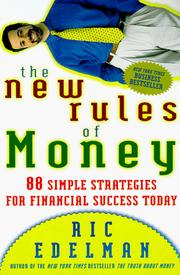 Cover of: The New Rules of Money: 88 Simple Strategies for Financial Success Today