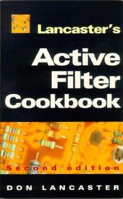 Cover of: Don Lancaster's active-filter cookbook.