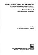 Issues in resource management and development in Kenya by Robert A. Obudho, J. B. Ojwang