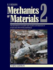 Cover of: Mechanics of materials by E. J. Hearn