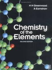 Cover of: Chemistry of the Elements by N. N. Greenwood