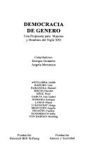 Cover of: Democracia de genero by Judith Astelarra, Enrique Gomáriz, Angela Meentzen