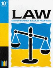 Cover of: Law (Made Simple) by Colin F. Padfield, David L. A. Barker