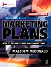 Cover of: Marketing plans by McDonald, Malcolm.