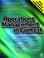 Cover of: Operations Management in Context