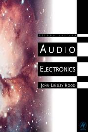 Cover of: Audio electronics by John Linsley Hood