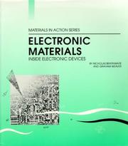 Cover of: Electronic materials: inside electronic devices