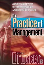 Cover of: The Practice of Management (Drucker Series) by Peter F. Drucker