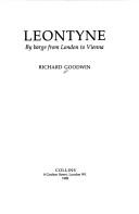 Cover of: Leontyne By Barge From London to Vienna