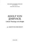 Adolf Von Harnack by Adolf von Harnack
