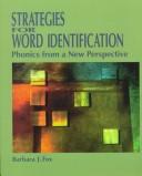 Cover of: Strategies for Word Identification: Phonics from a New Perspective