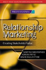 Cover of: Relationship marketing: creating shareholder value