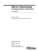 Cover of: Effective Mainstreaming by Spencer J. Salend