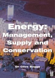 Cover of: Energy Management and Conservation