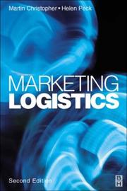 Cover of: Marketing logistics by Christopher, Martin.