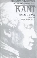 Cover of: Kant Selections