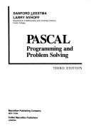 Cover of: Pascal by Sanford Leestma, Larry Nyhoff, Sanford C. Leestma, Sanford Leestma, Larry Nyhoff