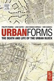 Cover of: Urban forms by Philippe Panerai
