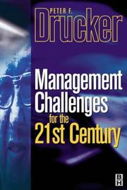 Cover of: Management Challenges in the 21st Century by Peter F. Drucker