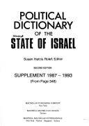 Cover of: Political Dictionary of the State of Israel by Susan Hattis Rolef