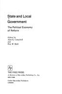 Cover of: State and local government: the political economy of reform