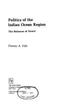 Cover of: Politics of the Indian Ocean region | Ferenc A. VaМЃli