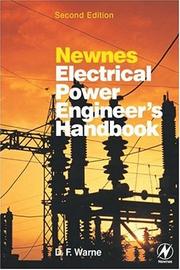 Cover of: Newnes electrical power engineer's handbook by [edited by] D.F. Warne.